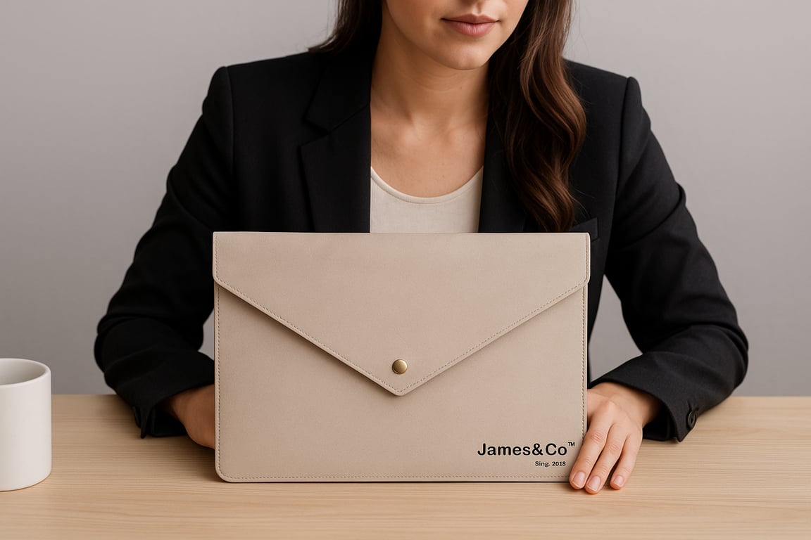 James&Co laptop sleeves in washable paper