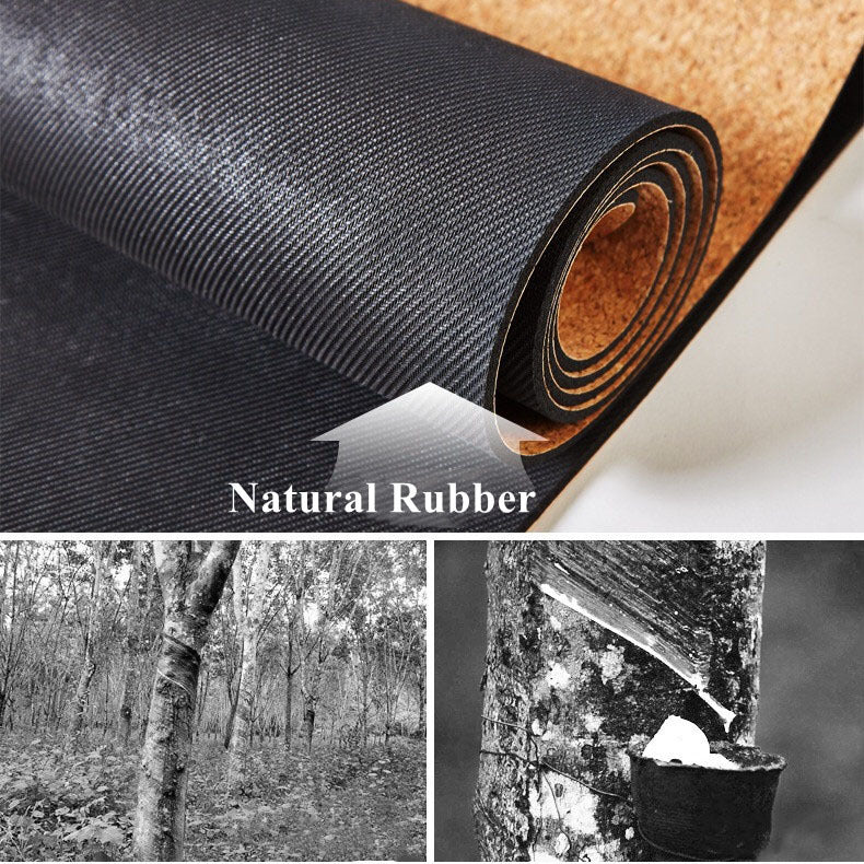 PAULA Cork Yoga Mat – Natural Rubber Base, 5mm