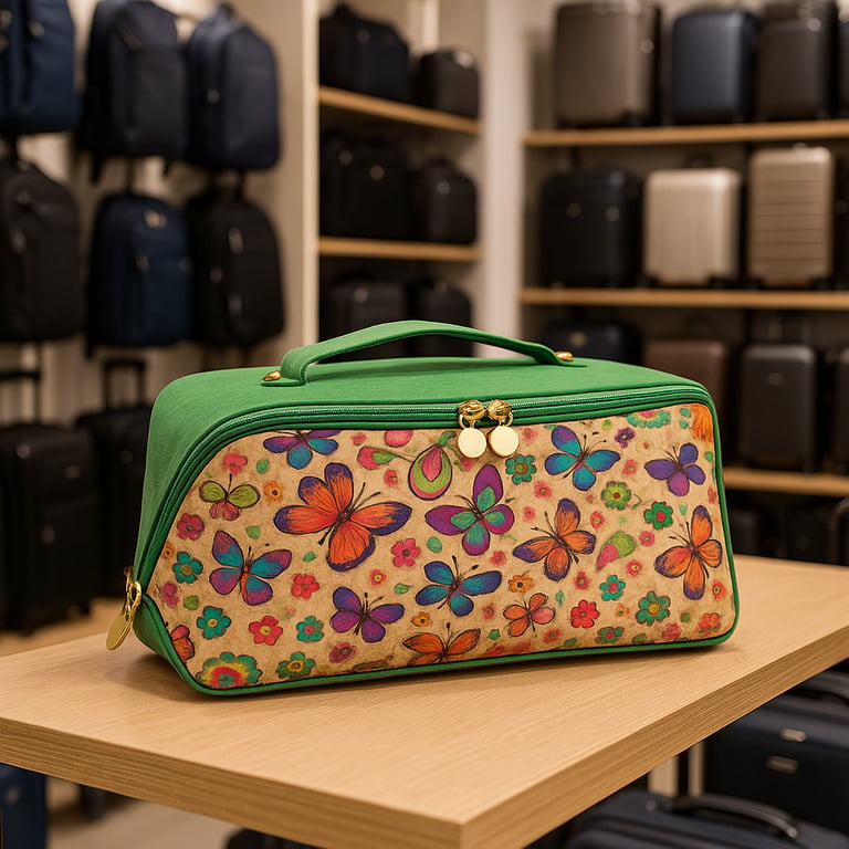 MARY Cork Toiletry Bag – Natural Travel Case
