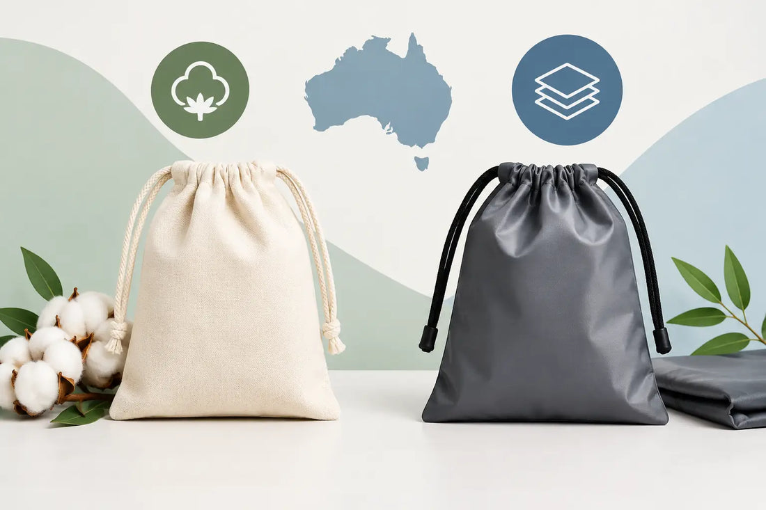 Cotton Pouches vs Nylon for Australian Retailers