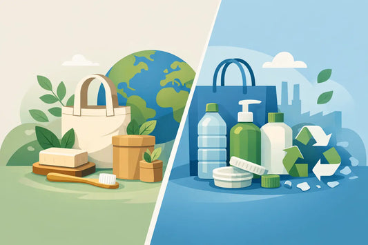 Plastic Free vs Recycled Plastic for Retail