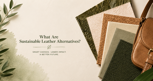 Blog with title What are Sustainable Leather Alternatives