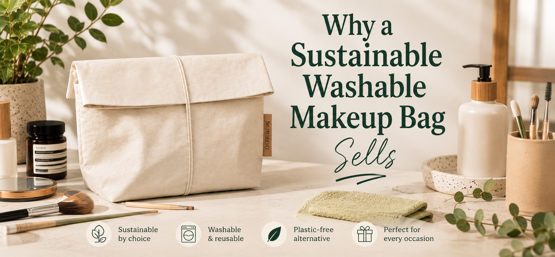 Why a Sustainable Washable Makeup Bag Sells