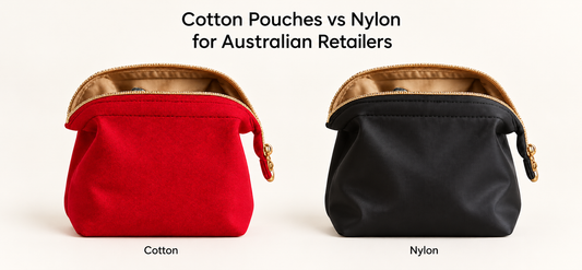 Cotton Pouches vs Nylon for Australian Retailers