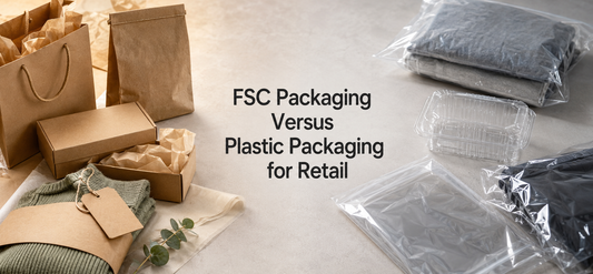 blog title FSC Packaging Versus Plastic Packaging for Retail