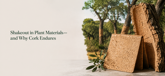 image for blog with title Shakeout in Polant Materials - and why Cork Endures