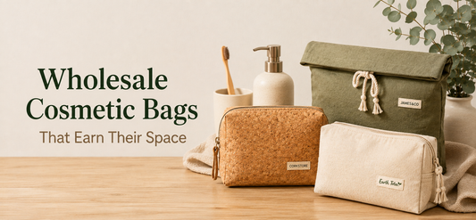 image for blog with title Wholesale Cosmetic Bags That Earn Their Space