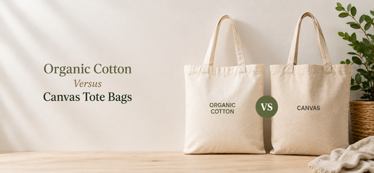 blog called Organic Cotton vs Canvas Tote Bags Compared