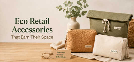 image for blog with title Eco Retail Accessories That Earn Their Space
