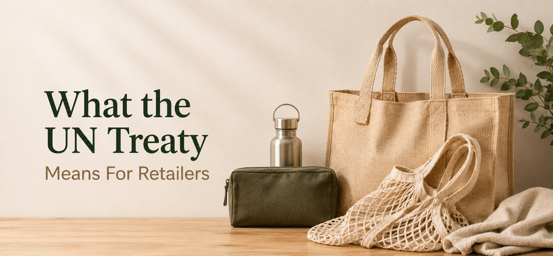 image for blog with title What the UN Plastics Treaty Means for Retailers