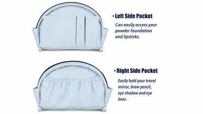 Organiser CARA inside pockets cosmetics pouch