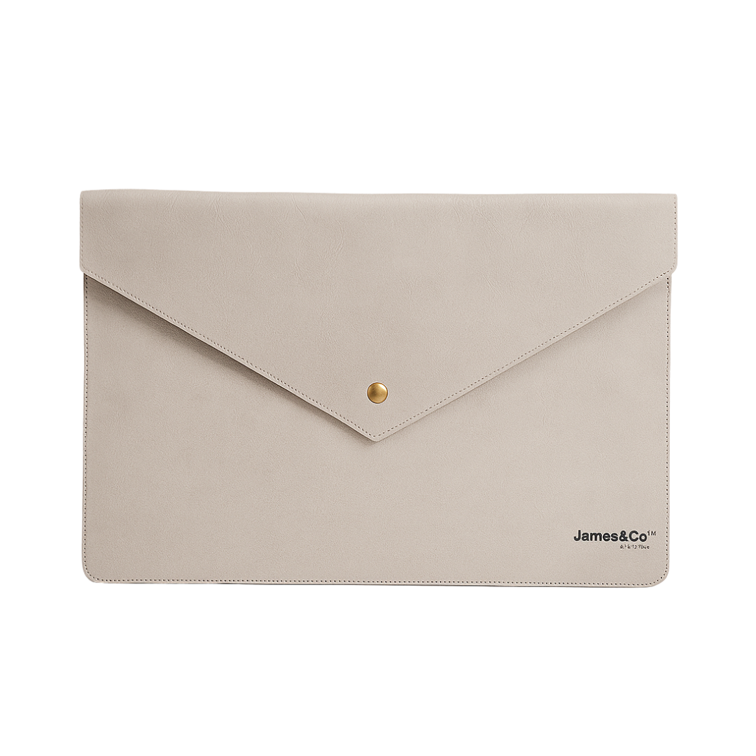 James&Co laptop sleeve made with sustainable washable paper EVA
