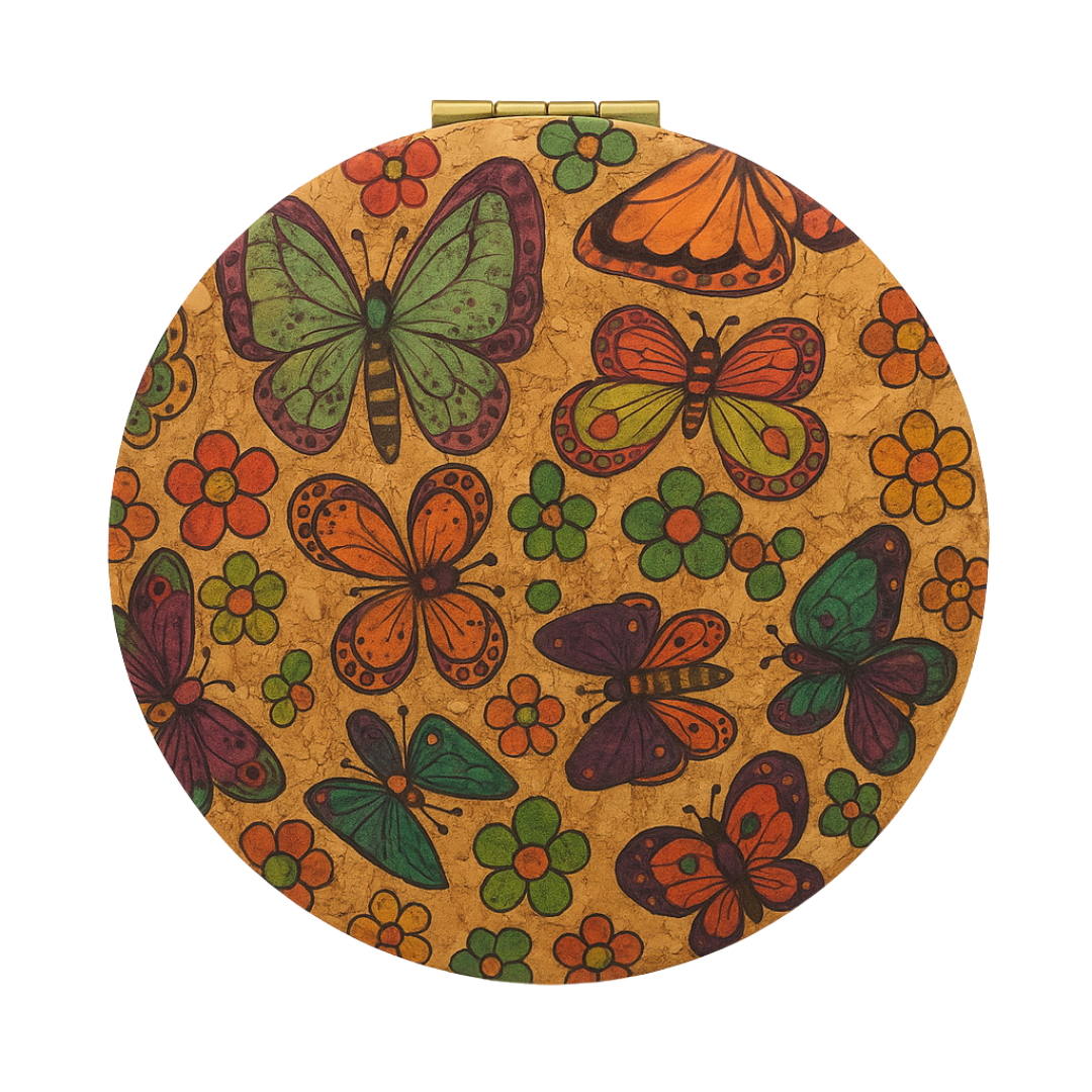 Purse Mirror Sustainable Cork Leather by CORKSTORE I B2B