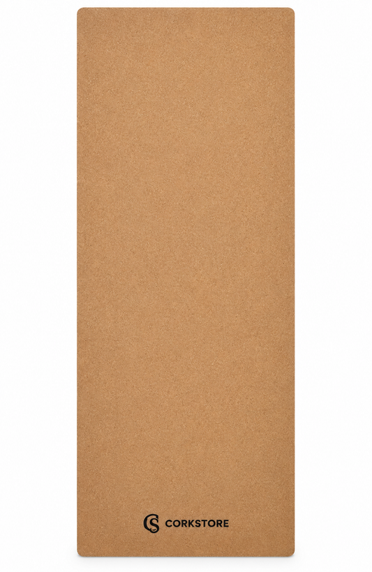 PAULA Cork Yoga Mat – Natural Rubber Base, 5mm