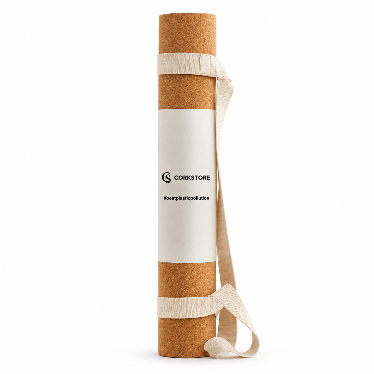 PAULA Cork Yoga Mat – Natural Rubber Base, 5mm