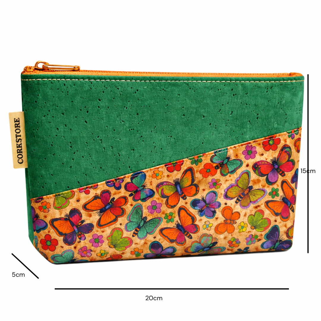 ANNIE toiletries pouch showing dimensions